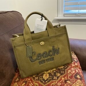 Coach Olive Cargo Tote Bag